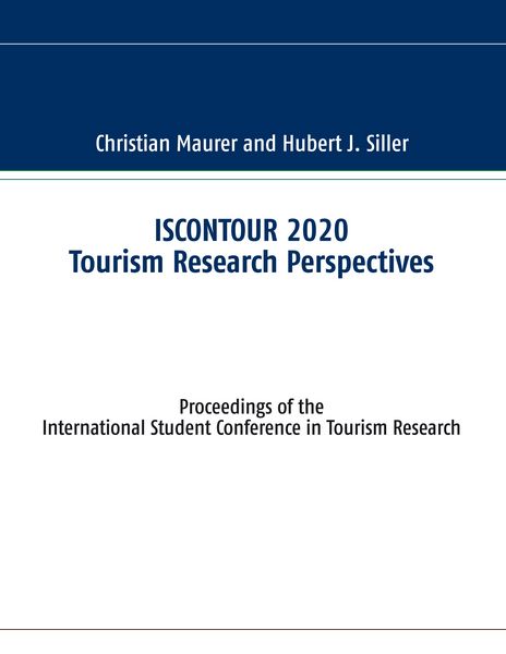 Produktbild: ISCONTOUR 2020 Tourism Research Perspectives