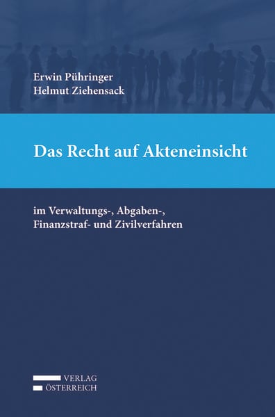 Produktbild: Das Recht auf Akteneinsicht