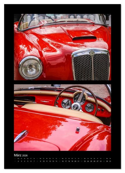Produktbild: Klassische Oldtimer (Wandkalender 2026 DIN A2 hoch), CALVENDO Monatskalender