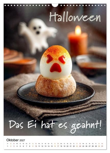 Produktbild: Ei Kalender - das gr&ouml;&szlig;te Ei-Spektakel seit Beginn der Zeitrechnung (Wandkalender 2027 DIN A3 hoch), CALVENDO Monatskalender