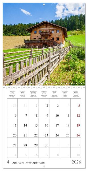 Produktbild: Beautiful old farmhouses (Wall Calendar 2026 12 &times; 12 Inch) CALVENDO 12 Month Wall Calendar