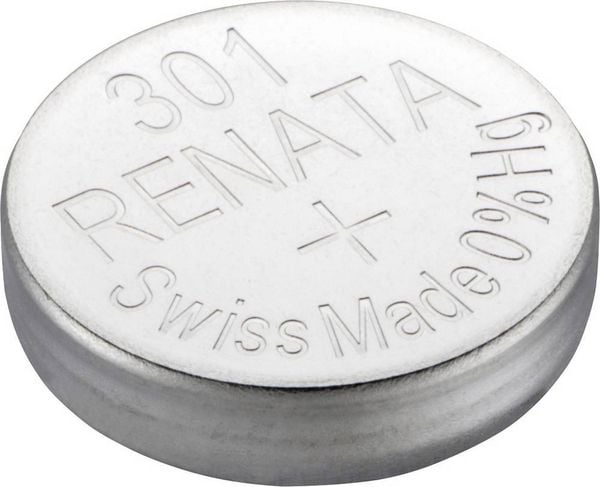 Produktbild: Renata Knopfzelle 301 1.55V 1 St. 130 mAh Silberoxid