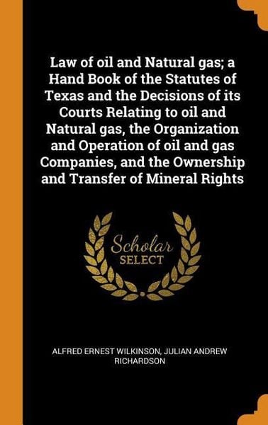 Produktbild: Law Of Oil & Natural Gas a Han