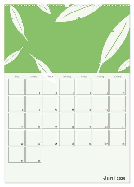 Produktbild: Der gro&szlig;e Jahresplaner zum Selbstgestalten (Wandkalender 2026 DIN A2 hoch), CALVENDO Monatskalender