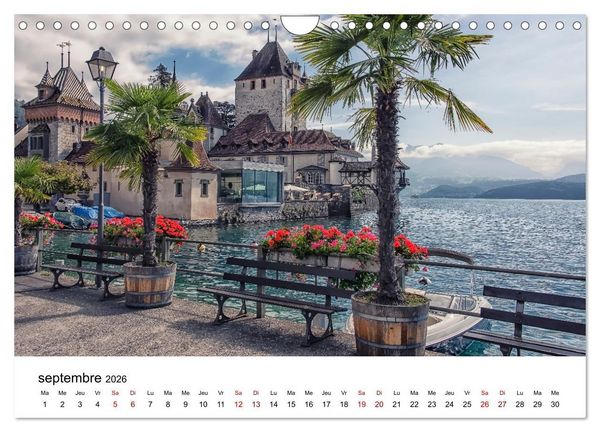 Produktbild: Visite de la Suisse (Calendrier mural 2026 DIN A4 vertical), CALVENDO calendrier mensuel