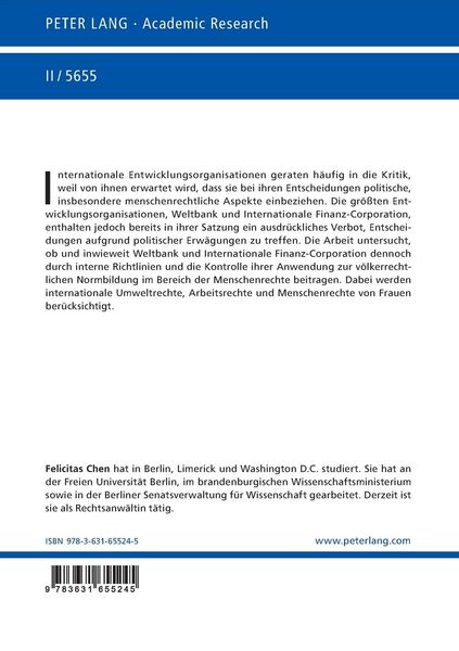 Produktbild: Die Konkretisierung und Durchsetzung internationaler Menschenrechte durch Entwicklungsma&szlig;nahmen der Weltbank und der Internationalen Finanz-Corporation