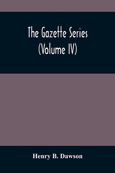 Produktbild: The Gazette Series (Volume Iv)