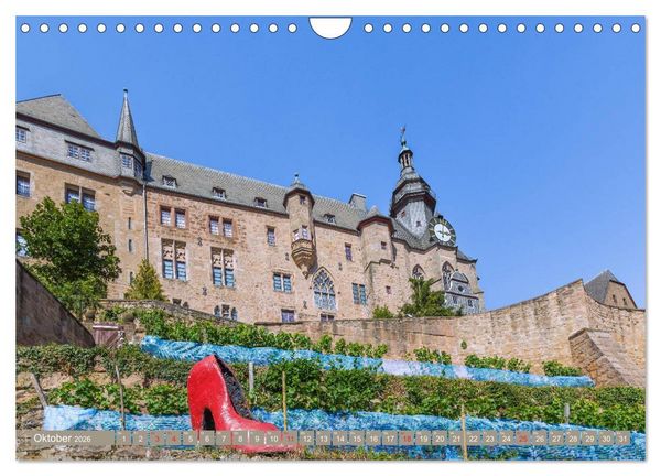 Produktbild: Marburg an der Lahn (Wandkalender 2026 DIN A4 quer), CALVENDO Monatskalender