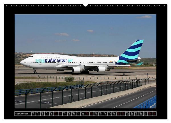 Produktbild: 747 Queen of the Skies (High Quality Premium Wall Calendar 2027 DIN A2 landscape),CALVENDO 12 Month Wall Calendar