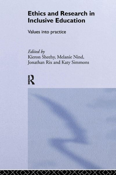 Produktbild: Ethics and Research in Inclusive Education