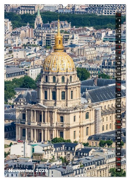 Produktbild: PARIS Stadtspaziergang (hochwertiger Premium Wandkalender 2026 DIN A2 hoch), Kunstdruck in Hochglanz