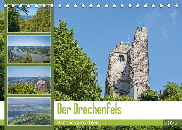 Produktbild: Der Drachenfels - Sch&ouml;ne Aussichten (Tischkalender 2022 DIN A5 quer)