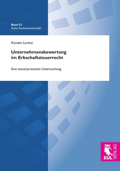 Produktbild: Unternehmensbewertung im Erbschaftsteuerrecht