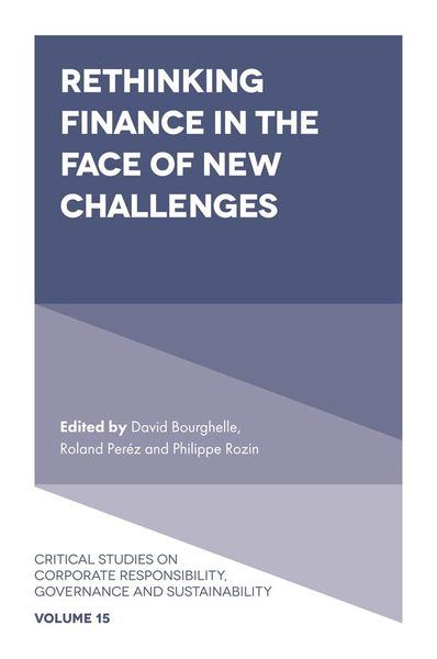 Produktbild: Rethinking Finance in the Face of New Challenges