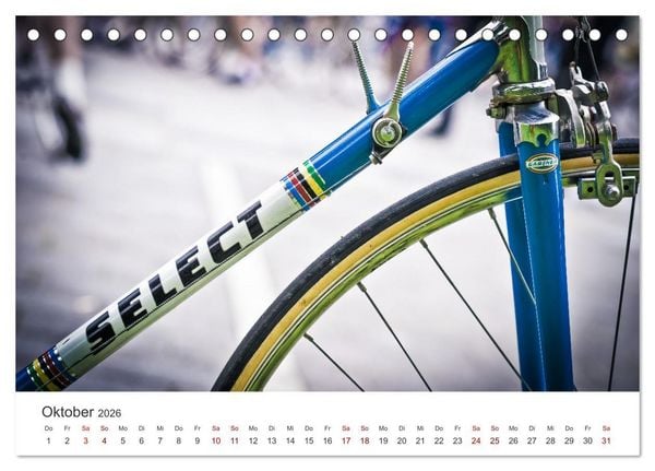 Produktbild: Stahlrenner - Rennrad-Klassiker aus Europa (Tischkalender 2026 DIN A5 quer), CALVENDO Monatskalender