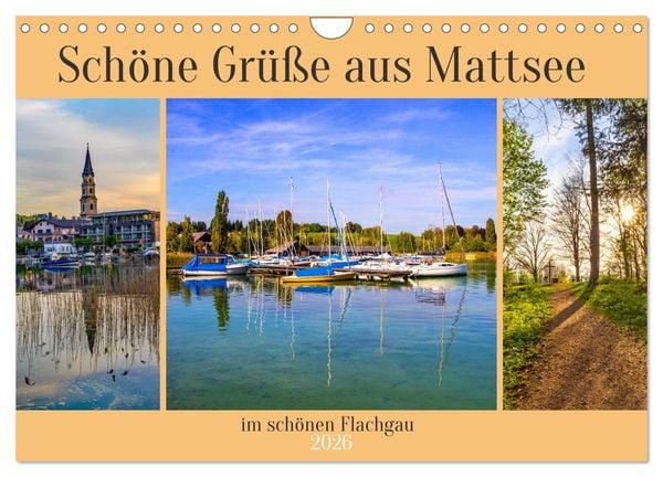 Produktbild: Sch&ouml;ne Gr&uuml;&szlig;e aus Mattsee (Wandkalender 2026 DIN A4 quer), CALVENDO Monatskalender