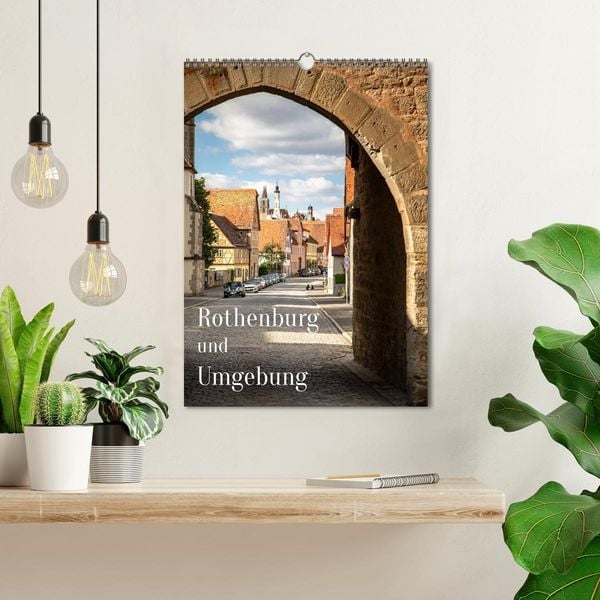 Produktbild: Rothenburg und Umgebung (Wandkalender 2026 DIN A3 hoch), CALVENDO Monatskalender