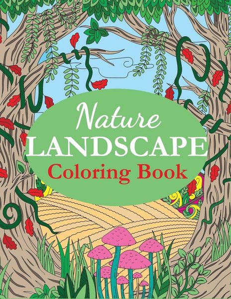 Produktbild: Nature Landscape Coloring Book