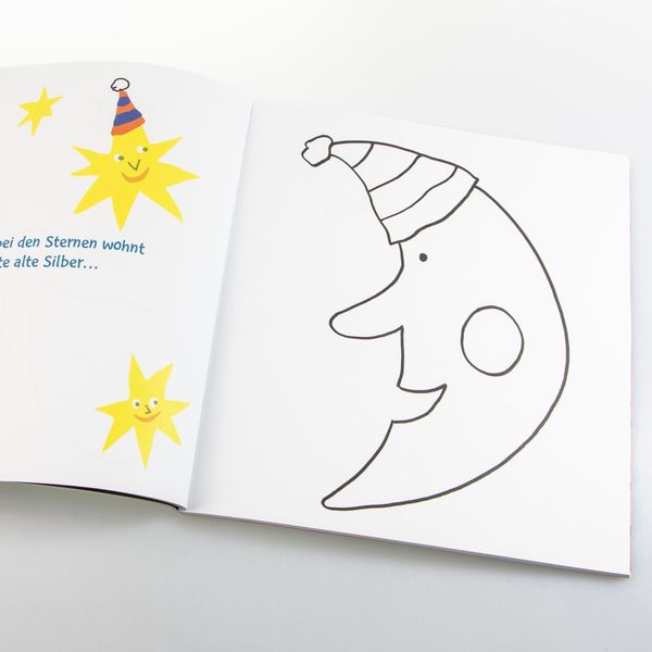 Produktbild: Ausmalbilder f&uuml;r Kita-Kinder: Das dicke bunte Malbuch mit lustigen Reimen