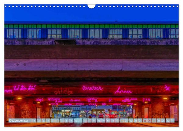 Produktbild: KunstLichtTore in Bochum - und Br&uuml;cken, die es werden sollten (Wandkalender 2026 DIN A3 quer), CALVENDO Monatskalender