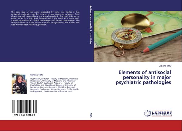 Produktbild: Elements of antisocial personality in major psychiatric pathologies