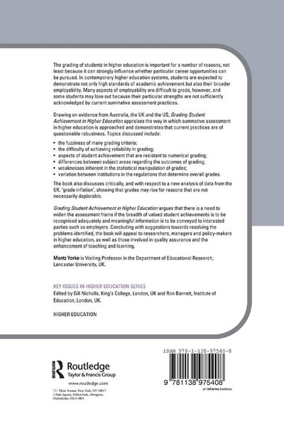 Produktbild: Grading Student Achievement in Higher Education