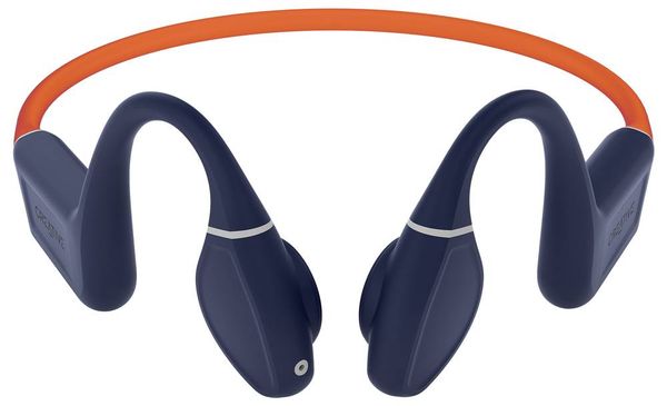 Produktbild: CREATIVE Outlier Free Pro+, Knochenschall, Bluetooth 5.3, IPX8, AAC, orange
