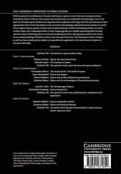 Produktbild: The Cambridge Companion to Opera Studies