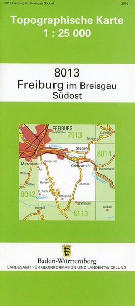 Produktbild: Freiburg im Breisgau S&uuml;dost 1 : 25 000