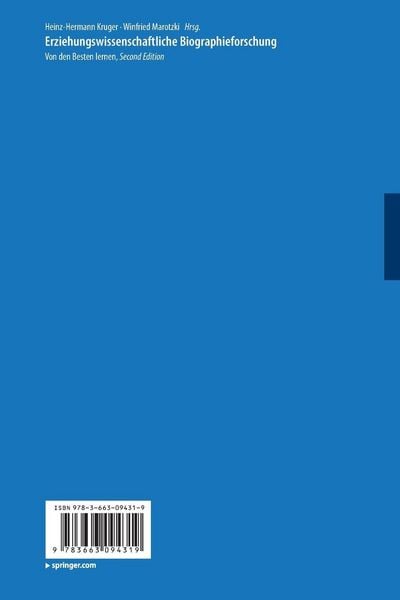 Produktbild: Erziehungswissenschaftliche Biographieforschung