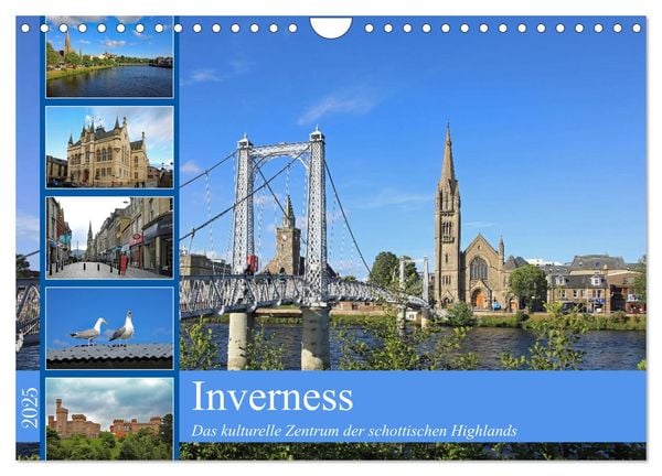 Inverness (Wandkalender 2025 DIN A4 quer), CALVENDO Monatskalender