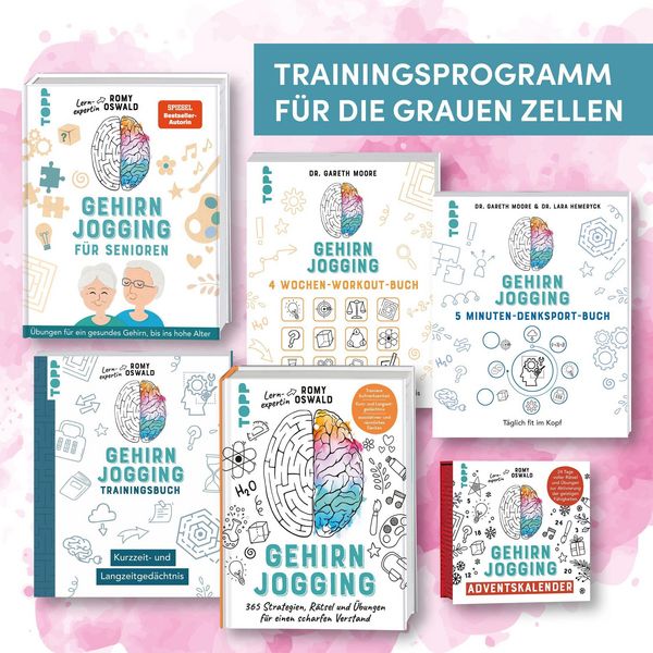 Produktbild: Gehirnjogging f&uuml;r Senioren. &Uuml;bungen f&uuml;r ein gesundes Gehirn, bis ins hohe Alter