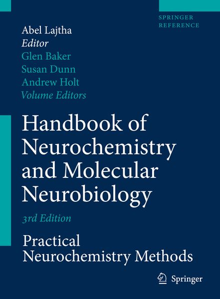 Produktbild: Handbook of Neurochemistry and Molecular Neurobiology