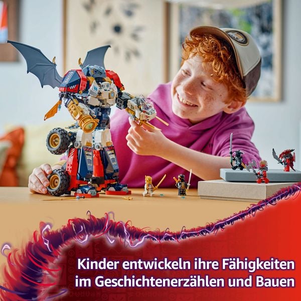 Produktbild: LEGO NINJAGO 4in1 Zanes Ultra-Kombi-Mech - Auto, Jet und Drache 71834
