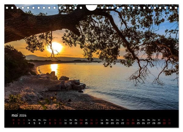 Produktbild: La Corse de plage en plage (Calendrier mural 2026 DIN A4 vertical), CALVENDO calendrier mensuel