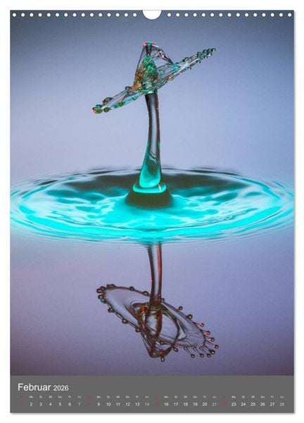 Produktbild: Liquid Art, Highspeed Tropfenfotografie (Wandkalender 2026 DIN A3 hoch), CALVENDO Monatskalender
