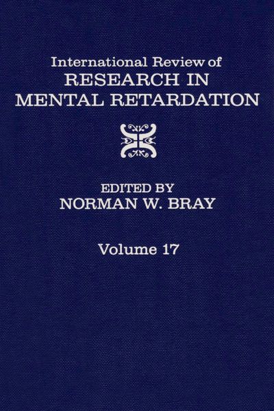 Produktbild: International Review of Research in Mental Retardation