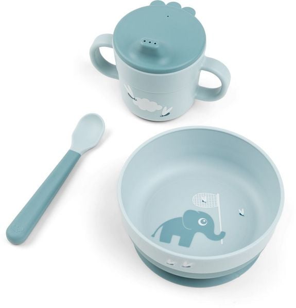 Geschirr-Set Elphee Blau