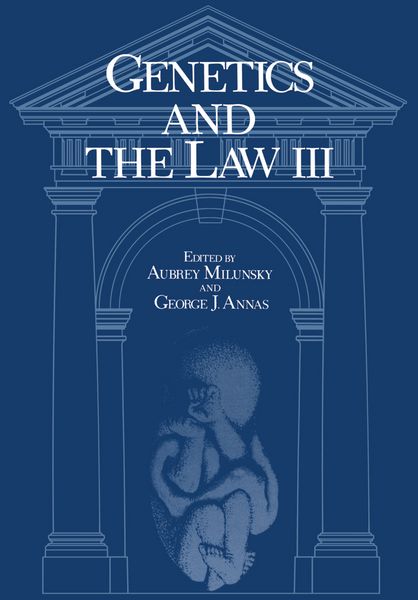 Produktbild: Genetics and the Law III