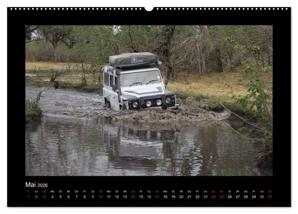 Produktbild: Land Rover Defender - Unterwegs in Afrika (Wandkalender 2026 DIN A2 quer), CALVENDO Monatskalender
