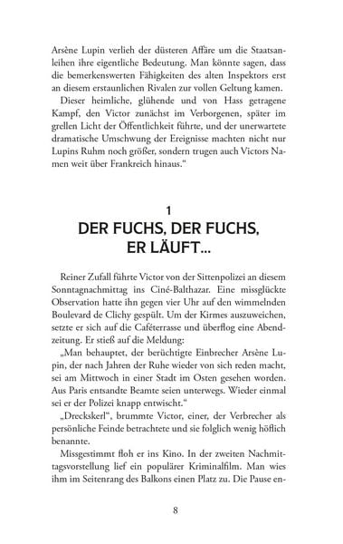 Produktbild: Ars&egrave;ne Lupin &ndash; Viktor von der Sittenpolizei. Detektivroman. Maurice Leblanc