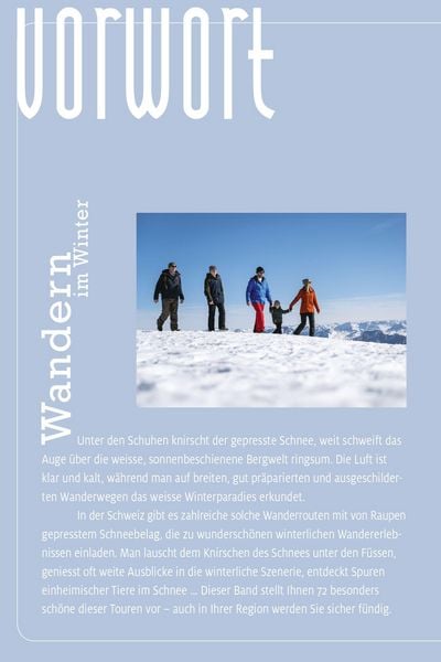 Produktbild: K&uuml;mmerly+Frey Erlebnis Schweiz Wandern im Winter - Wanderf&uuml;hrer