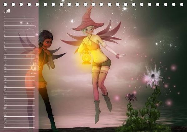 Produktbild: Elfenlichter (Tischkalender immerw&auml;hrend DIN A5 quer)