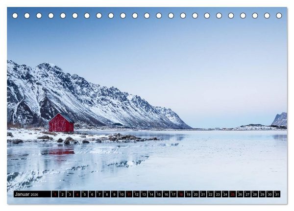 Produktbild: Wilde Landschaften (Tischkalender 2026 DIN A5 quer), CALVENDO Monatskalender