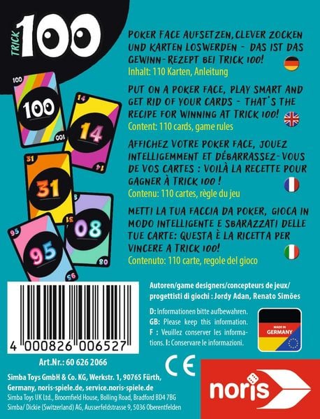 Produktbild: Trick 100 Kartenspiel