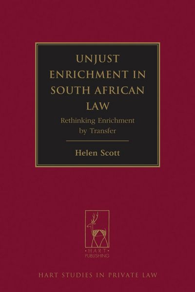 Produktbild: Unjust Enrichment in South African Law