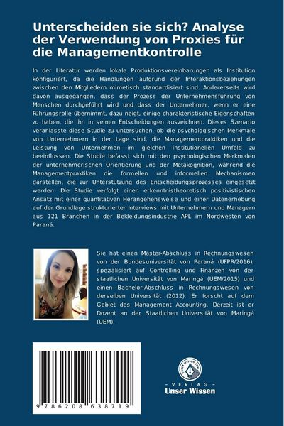 Produktbild: Unterscheiden sie sich? Analyse der Verwendung von Proxies f&uuml;r die Managementkontrolle