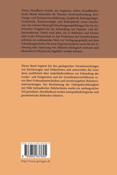 Produktbild: Geotechnik Hydrogeologie