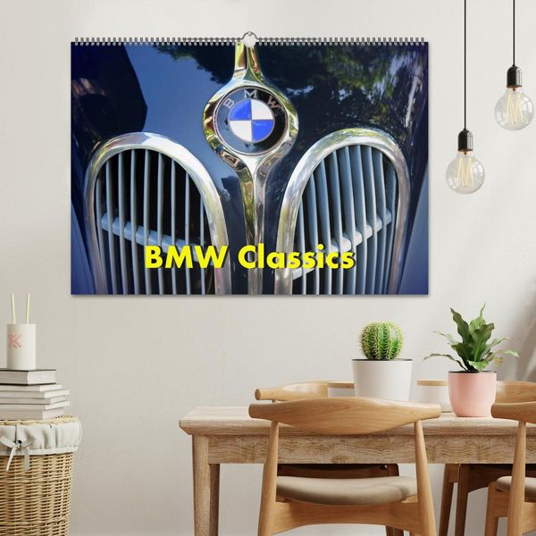 Produktbild: BMW Classics (Wandkalender 2026 DIN A2 quer), CALVENDO Monatskalender