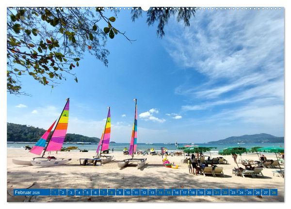 Produktbild: Phi Phi Island &ndash; Thailands traumhaftes Paradies (hochwertiger Premium Wandkalender 2026 DIN A2 quer), Kunstdruck in Hochglanz